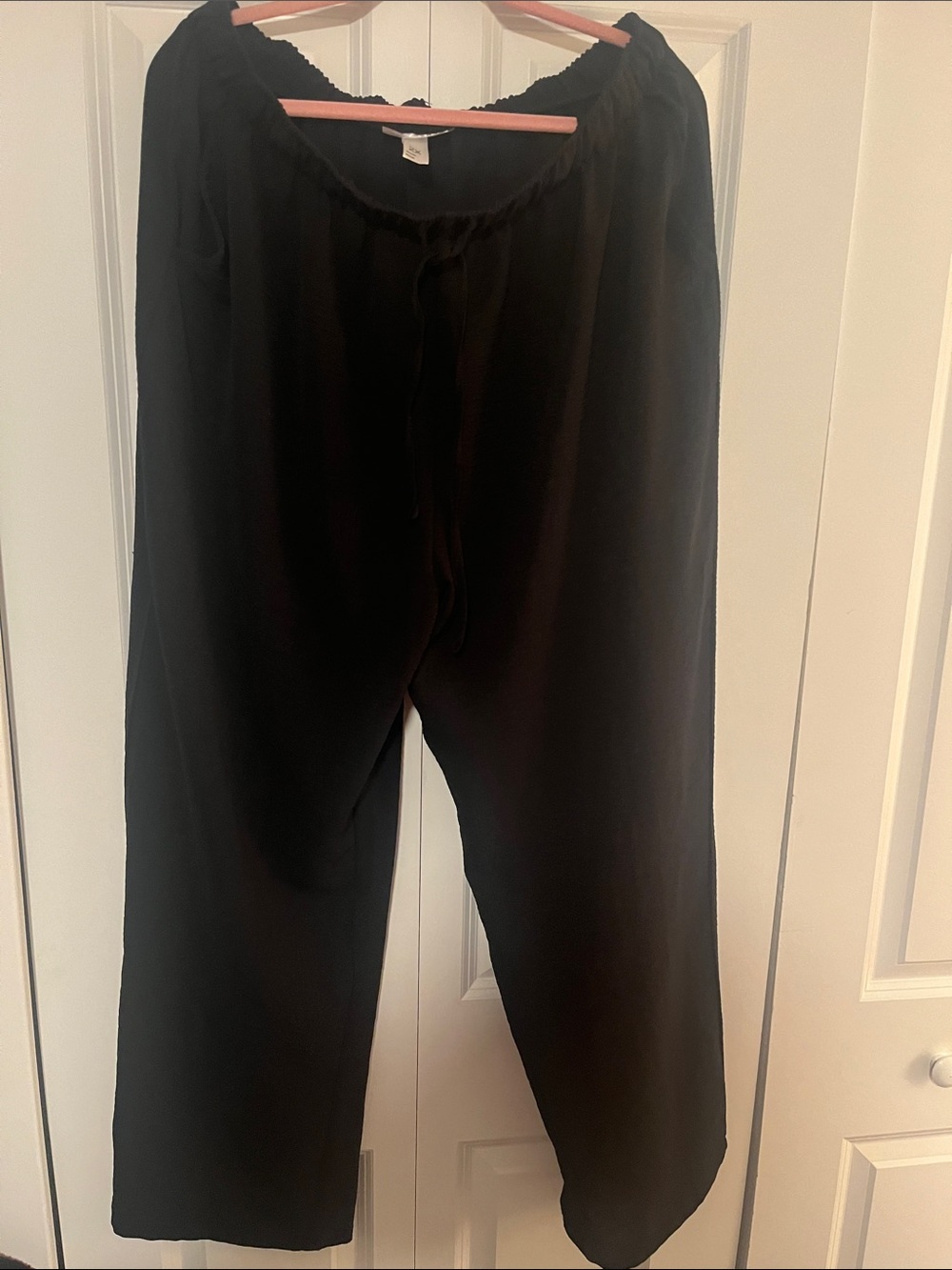 Elastic Waist Casual Pants